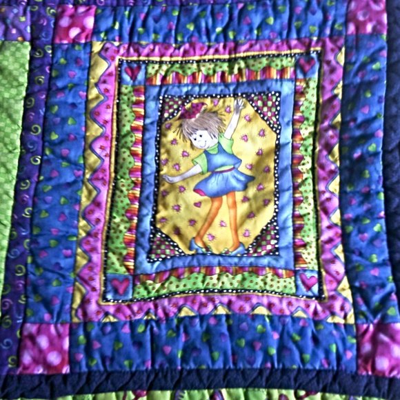 Little Girl's Handmade Quilt - Picture 3 of 5